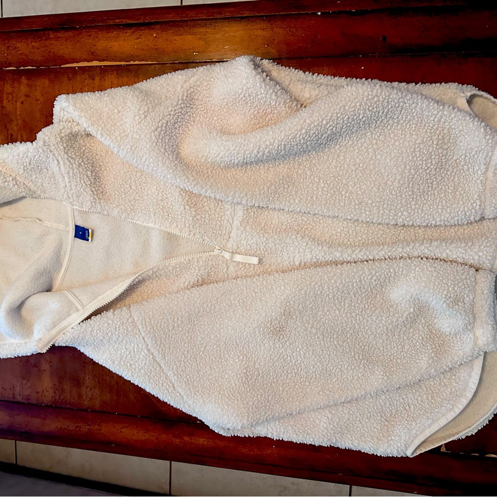 Old Navy Women’s Hoodie Lng Sleeve Fleece Sz Small with zip front